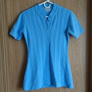 Vintage Blue Acrylic Sweater